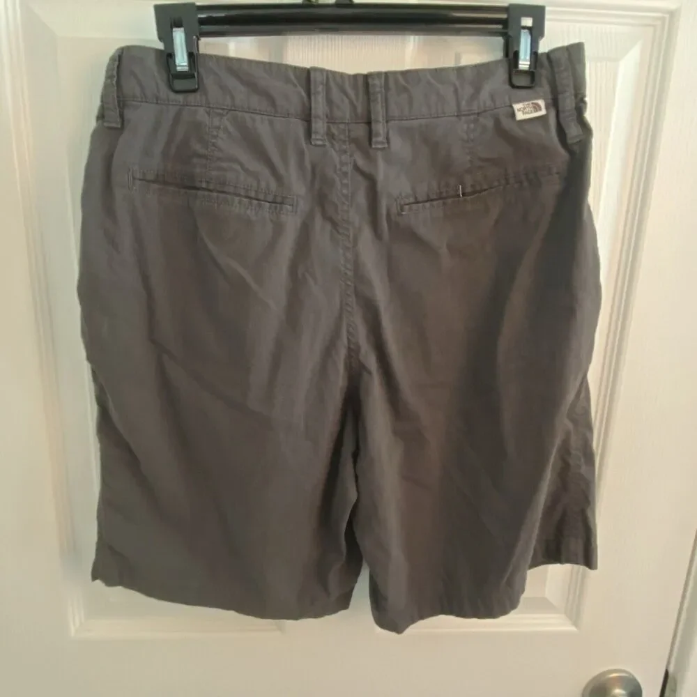 The North Face Shorts Men 30 Gray Utility Cotton Preppy Nylon Pocket Outdoor